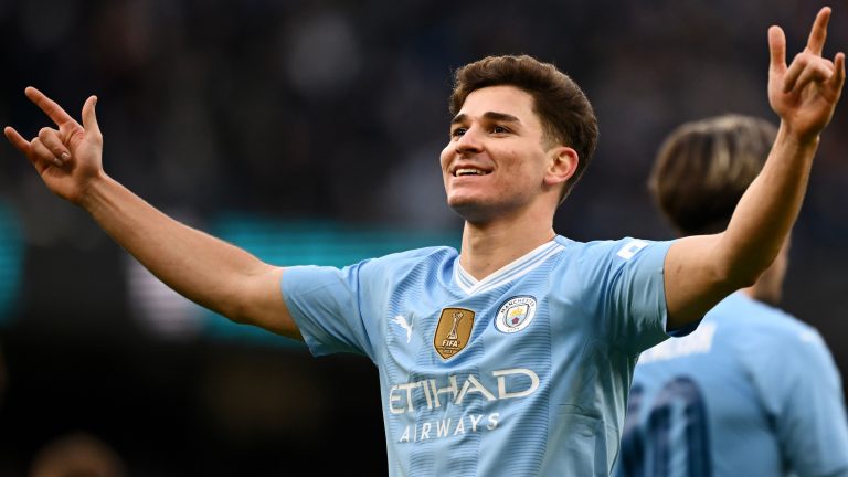 Atletico Madrid confirm blockbuster £82m Julian Alvarez transfer with hilarious Spiderman post after landing Man City striker