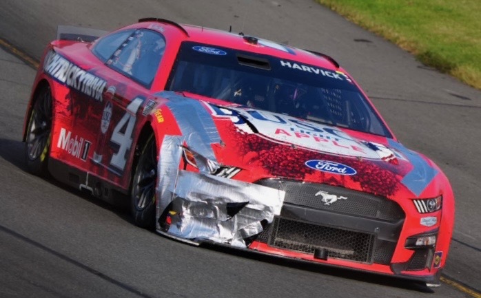 Hamlin Runs Chastain in the Wall at Pocono, Payback?