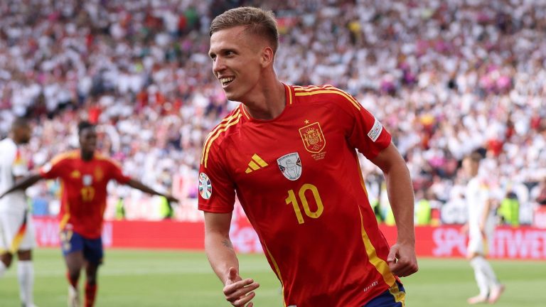 Barcelona reach agreement to sign Dani Olmo in €62m deal with Spain Euro 2024 hero set to return to Camp Nou on long-term contract