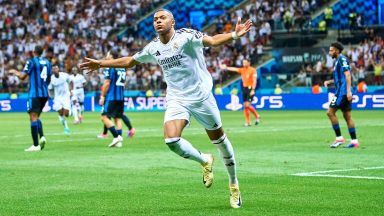 Real Madrid player ratings vs Atalanta: Kylian Mbappe was born to be a Galactico! Fearsome new-look Los Blancos attack secure first silverware of the season in UEFA Super Cup