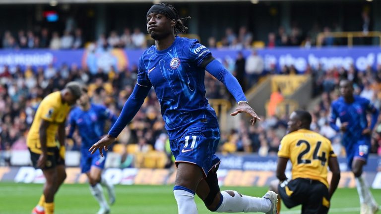 Noni Madueke warned he may need 'bodyguards' to leave Wolves as fans lose their minds over Chelsea star hitting stunning hat-trick just hours after 'everything about this place is sh*t' Instagram gaffe