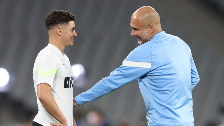 Pep Guardiola reveals he 'learned a lot' from Julian Alvarez as Man City boss explains why forward departed Etihad for Atletico Madrid