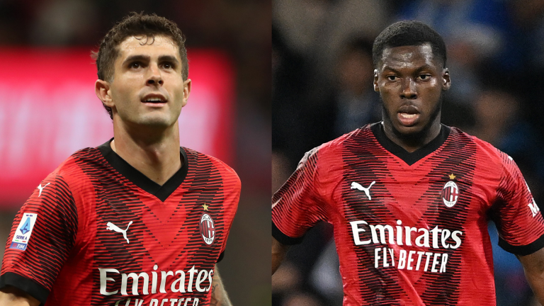 Christian Pulisic logs assist, Yunus Musah supports off bench as USMNT duo help AC Milan to a point vs Lazio