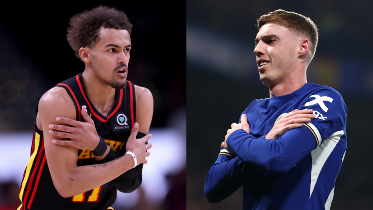 Who started the 'ice cold' celebration? Chelsea's Cole Palmer told he DIDN'T start it by NBA star Trae Young as true origins of the pose are revealed