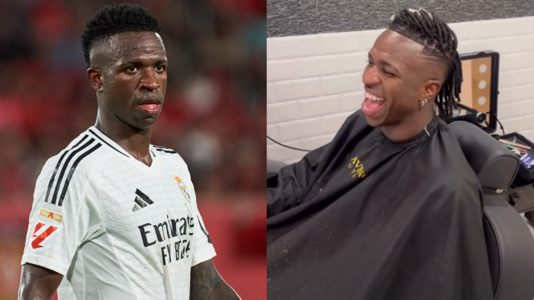 New look for the Ballon d'Or? Vinicius Jr shows off his fresh hairstyle as Real Madrid star looks to cap memorable year with individual award