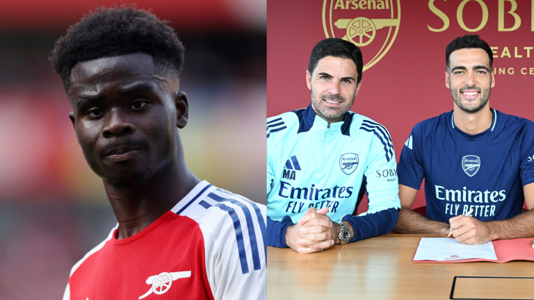 'Who are we signing?' – Bukayo Saka hilariously quizzed Sky Sports reporter on Arsenal's deadline day transfers amid Gunners links to Raheem Sterling