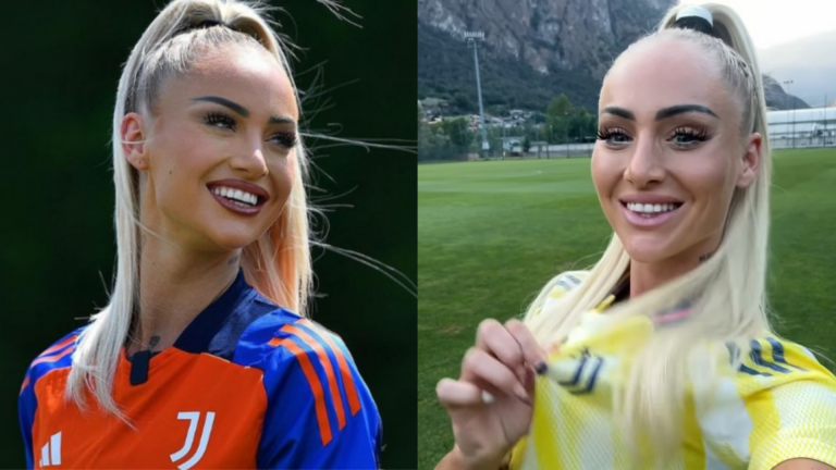 VIDEO: 'I'm so happy' – Alisha Lehmann delighted with first Juventus goal on same day boyfriend Douglas Luiz gets assist less than 10 minutes into first appearance for Italian giants