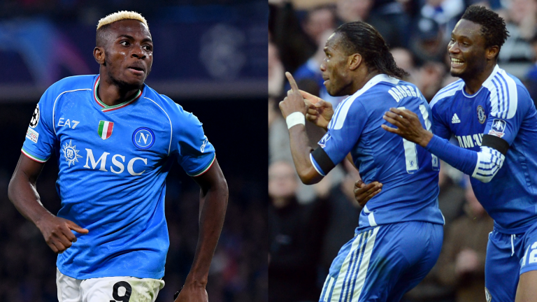 Victor Osimhen 'wants to come to Chelsea' with Didier Drogba and Jon Obi Mikel both in contact with 'fantastic' Napoli striker in bid to push through blockbuster summer transfer