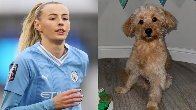 Lionesses and Man City star Chloe Kelly posts cute birthday pictures as beloved dog Otis turns four