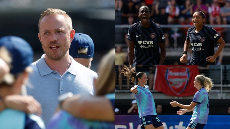 'It's not true' – Arsenal boss Jonas Eidevall keen to debunk 'lazy' assumption about NWSL after Washington Spirit friendly