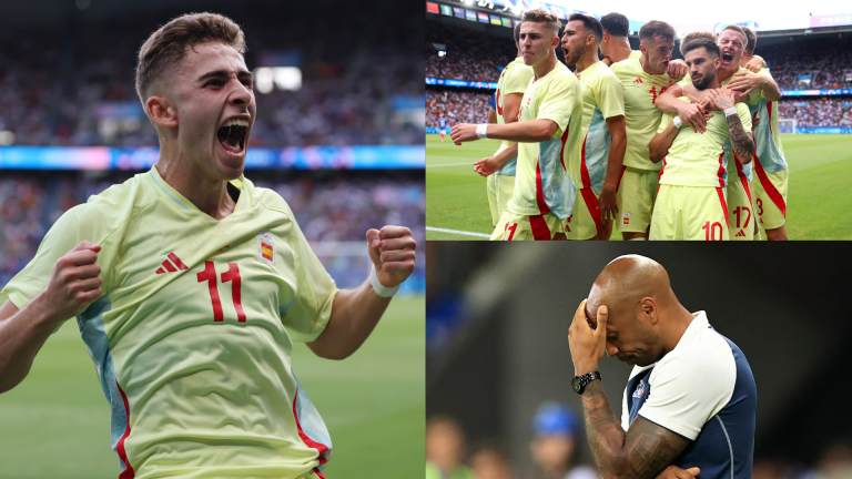 Spain are Olympic champions! La Roja avoid remarkable collapse against France to complete golden summer with 5-3 win as Fermin Lopez and Alex Baena spoil the party for Thierry Henry