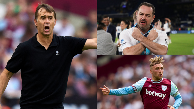 'Depends on your daughter!' – Julen Lopetegui responds to Danny Dyer demanding he build West Ham team around Jarrod Bowen as he calls on former EastEnders actor to 'push' England star's fiancé Dani