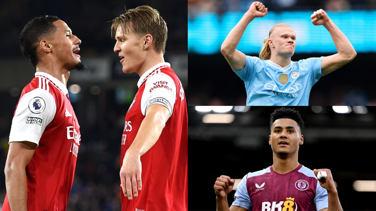 William Saliba and Martin Odegaard among five Arsenal stars named in PFA Premier League Team of the Year with Erling Haaland & Ollie Watkins also making the cut