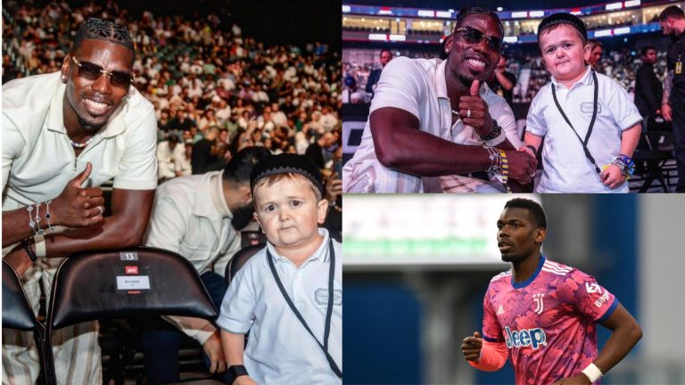 'No caption needed' – Paul Pogba hangs out with internet sensation Hasbulla at UFC Abu Dhabi