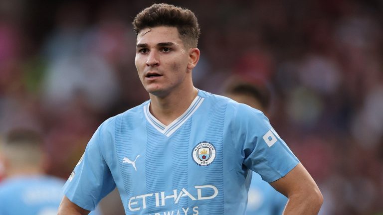 Arsenal ready to raid Man City for Julian Alvarez after Argentine's 'fallout with Pep Guardiola' – but mammoth PSG bid could blow all transfer rivals out the water