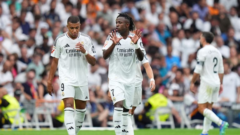 Vinicius Junior reveals what he really thinks about Kylian Mbappe's playing style as he dismisses claims Real Madrid will be 'unstoppable' after bringing in ex-PSG star