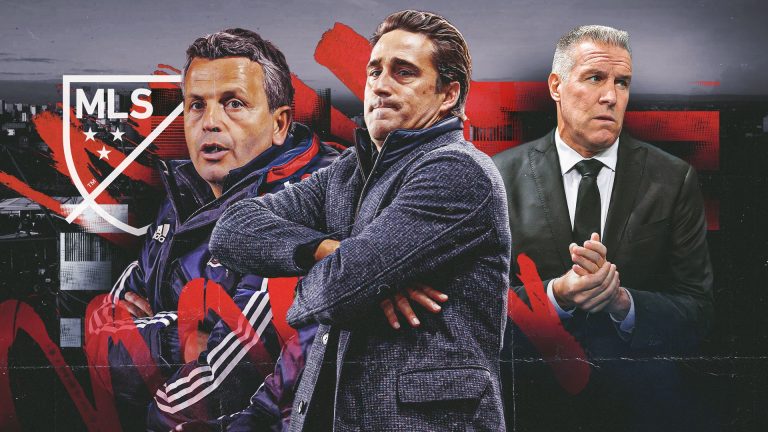 Chicago Fire boss Frank Klopas, New England Revolution's Caleb Porter and MLS managers on the hot seat