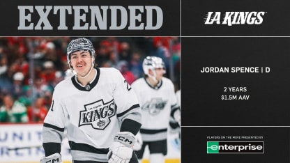 LA Kings Sign Defenseman Jordan Spence to a Two-Year Contract