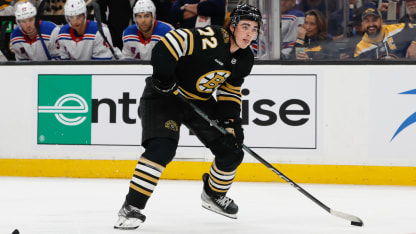 Harrison pushing to break camp with Bruins after getting established as pro