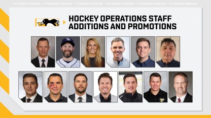 Penguins Announce Hockey Operations Staff Hirings and Promotions