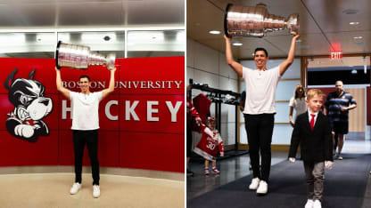 Rodrigues brings Stanley Cup back to Boston University