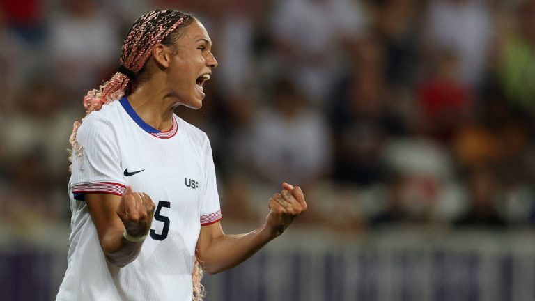 'A little bit of magic' – With power and purpose, USWNT's Trinity Rodman is creating miraculous moments in breakout Olympics run