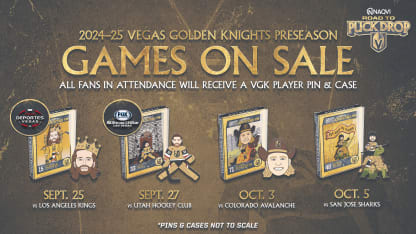 Vegas Golden Knights Single-Game Preseason Tickets On Sale Now