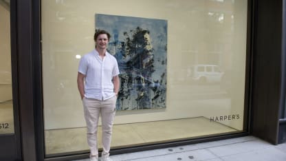 Trouba’s first art exhibit 'Landing My Mark' opens in Manhattan