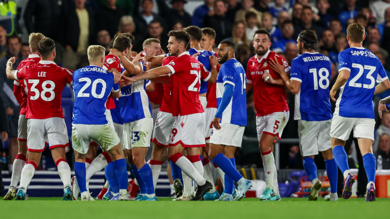 Pay up, Rob & Ryan! Wrexham fined after chaotic Birmingham brawl in front of McElhenney and Tom Brady