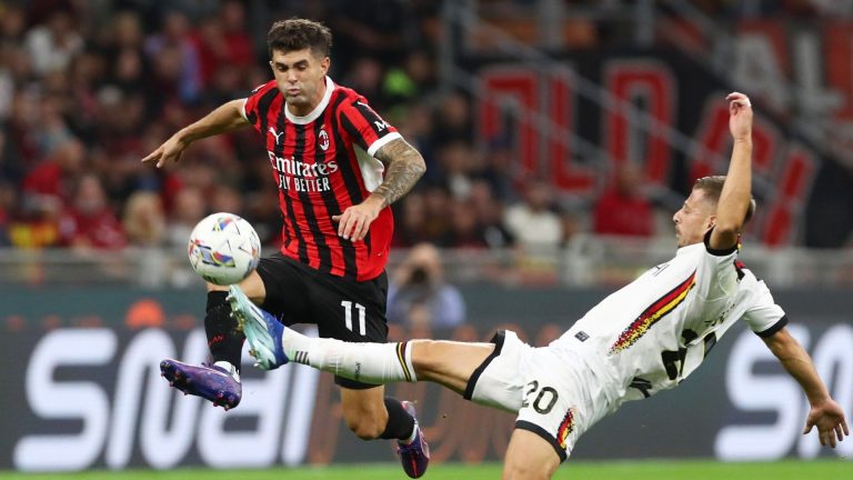 WATCH: USMNT's Christian Pulisic scores fourth Serie A goal of season for AC Milan vs. Lecce