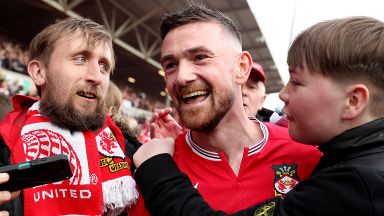 Wrexham's Jack Marriott wins Goal of the Month! Ace's brilliant volley, which left Ryan Reynolds and Rob McElhenney stunned, recognised as best of August in League One