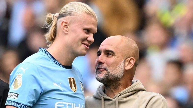 Pep Guardiola explains how Man City are 'taking care' of Erling Haaland amid striker's tough week before starring role in win against Brentford