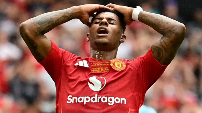 Dropping Marcus Rashford 'not a difficult decision' for Erik ten Hag as Man Utd boss explains why Alejandro Garnacho gets the nod against Crystal Palace