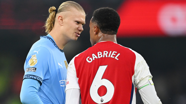 'It's a war' – Gabriel responds to Erling Haaland throwing ball at his head as Arsenal defender fires strong warning to whole Man City squad