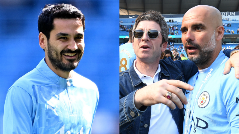 Noel Gallagher's three-word WhatsApp message to Ilkay Gundogan after Man City ace called Pep Guardiola about Etihad return