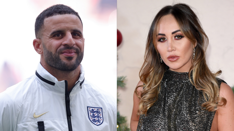 Kyle Walker had 'nothing to do' with 'Daddy' shirts Lauryn Goodman's children wore to England matches at Euro 2024