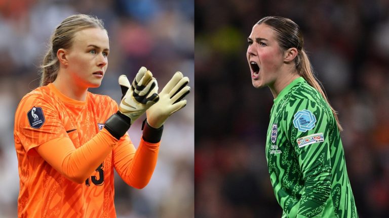 'A bonus' – Lionesses star Hannah Hampton opens up on battle with Mary Earps to be England No.1 and what she's doing to make Sarina Wiegman's decision 'really difficult'