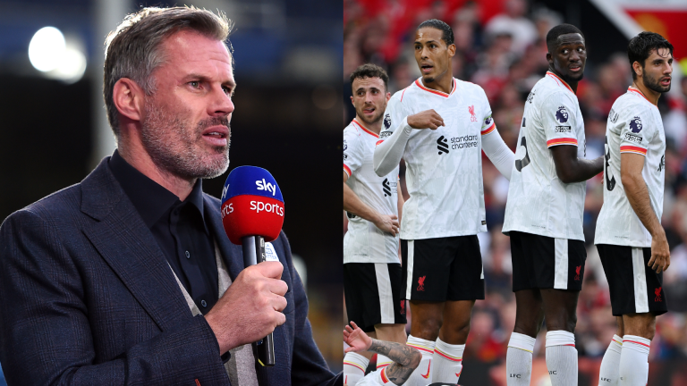 'It's unprofessional' – Liverpool star slammed for 'cocky' behaviour in Reds' 3-0 win against Man Utd as Jamie Carragher calls out 'ridiculous' moment