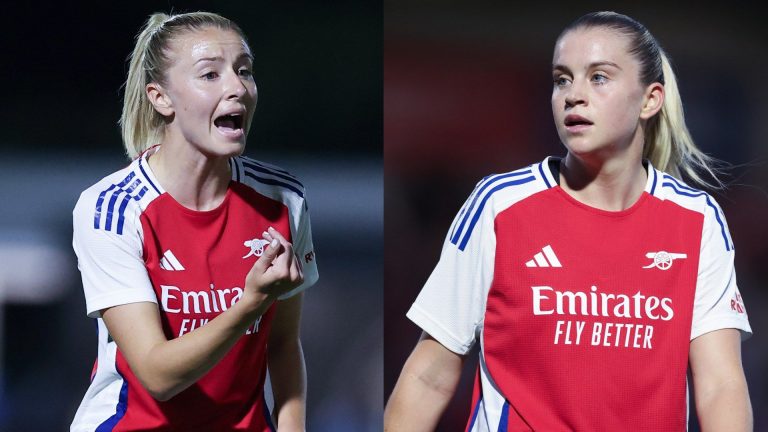 Arsenal star Leah Williamson ruled out of Gunners' huge WSL opener with Manchester City as Lionesses team-mate Alessia Russo drops to the bench in surprise team selection