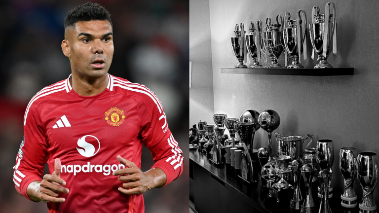 Casemiro's wife hits back at critics on Instagram after husband is dubbed 'finished' following dismal performance in Man Utd's defeat to Liverpool