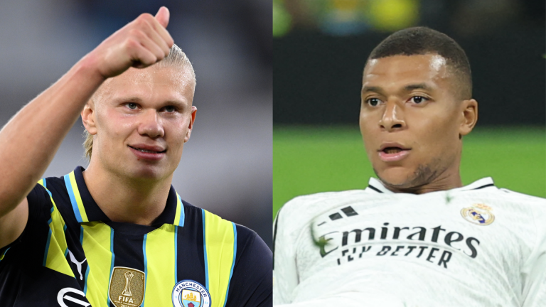 Erling Haaland named 'best striker in the world' as ex-Man Utd boss explains why Man City star beats Real Madrid's Kylian Mbappe to the title