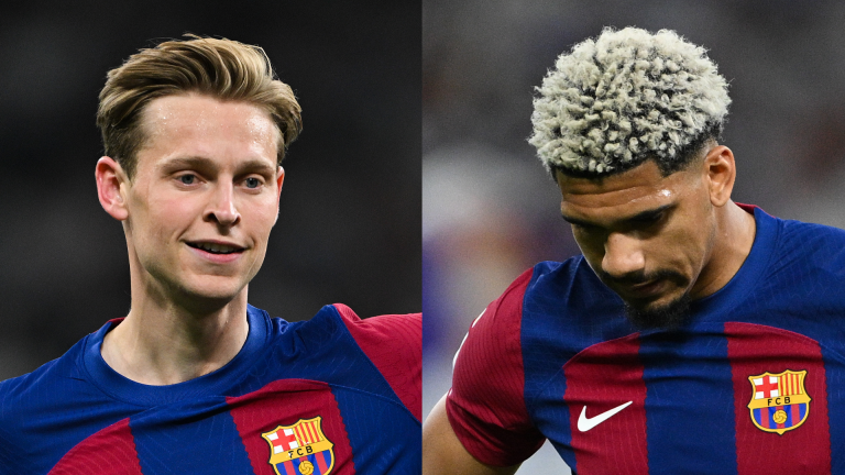 Barcelona still in the dark over Frenkie de Jong and Ronald Araujo's future as Spanish side eye free Joshua Kimmich and Jonathan Tah signings