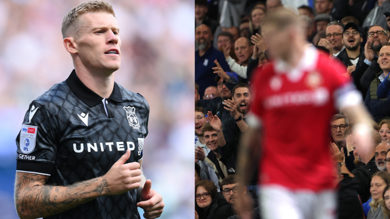 Wrexham star James McClean mocks Birmingham fans with ‘old steward’ & ‘2ft advertising hoardings’ jibe after receiving more crowd abuse in ‘Hollywood derby’ at St Andrew’s