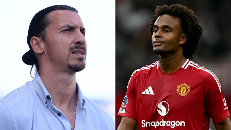 Joshua Zirkzee aiming to become Man Utd's new Zlatan Ibrahimovic as £36m forward insists he 'will be fine' at Old Trafford despite 'shameful' performance against Liverpool