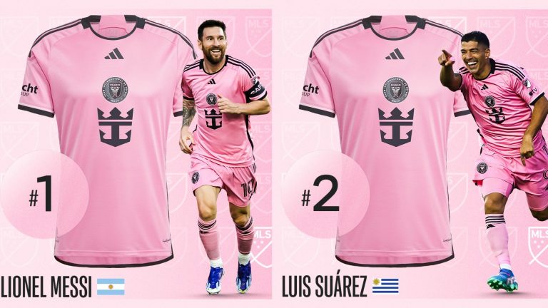 Inter Miami duo Lionel Messi and Luis Suarez top MLS kit sales for 2024