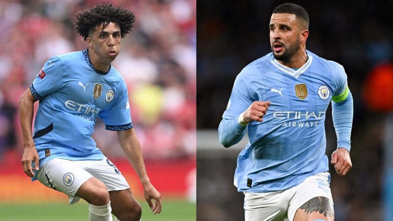 Rico Lewis is coming for Kyle Walker's crown! The boy with the big hair and 'incredible ability' is locking down his position for Man City and England at veteran's expense