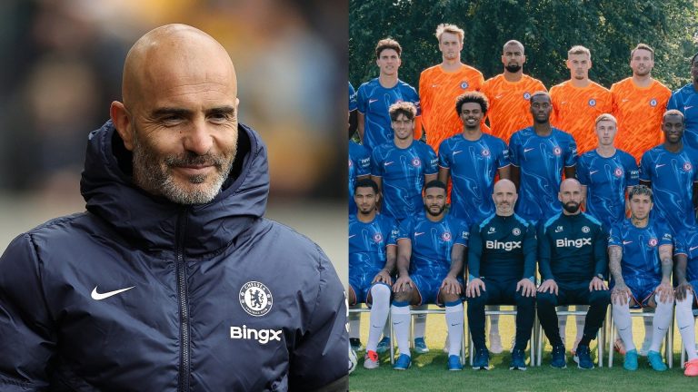 Chelsea release their official squad photo for the season amid claims Enzo Maresca has 40 players