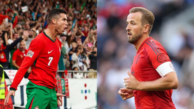 Harry Kane 'inspired' by Cristiano Ronaldo scoring 901st goal as England captain prepares to win 100th cap