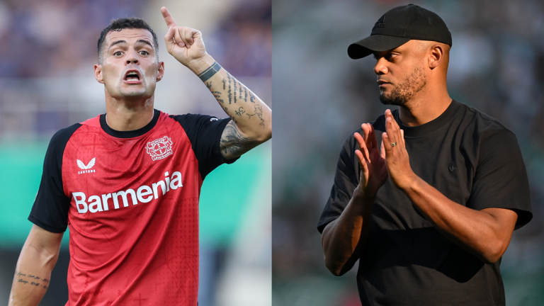 'We want to annoy them' – Vincent Kompany and Bayern Munich sent warning by Granit Xhaka ahead of crunch Bundesliga clash with Bayer Leverkusen