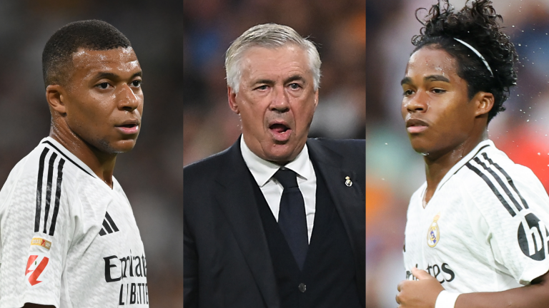 Carlo Ancelotti sends message to Kylian Mbappe and Endrick as attackers endure slow start to life at Real Madrid